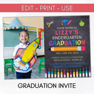 Kindergarten graduation invitation